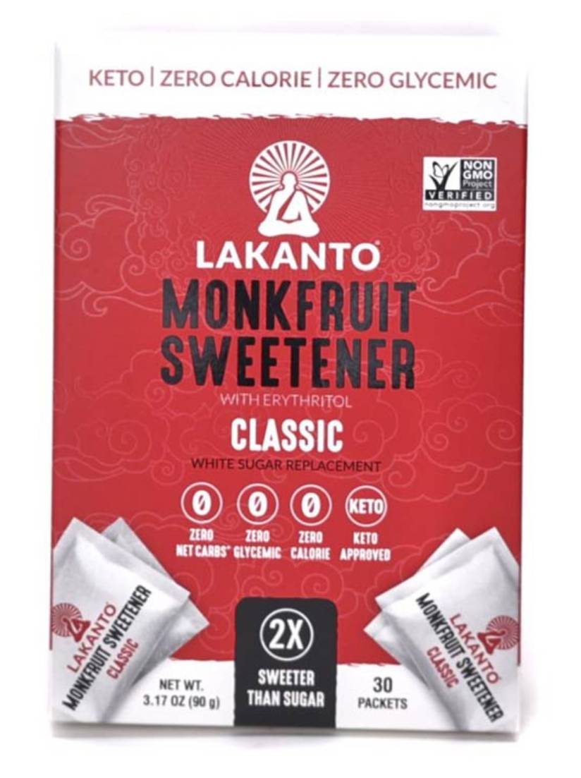 Lakanto Classic Monkfruit Sweetener 30 Packets