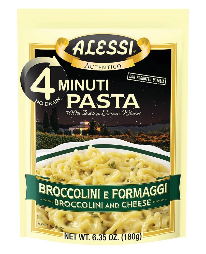 Alessi 4 Minuti Pasta Broccolini and Cheese 6.35 oz