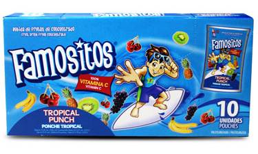 Famositos Tropical Punch Juice Drink 10-6 oz