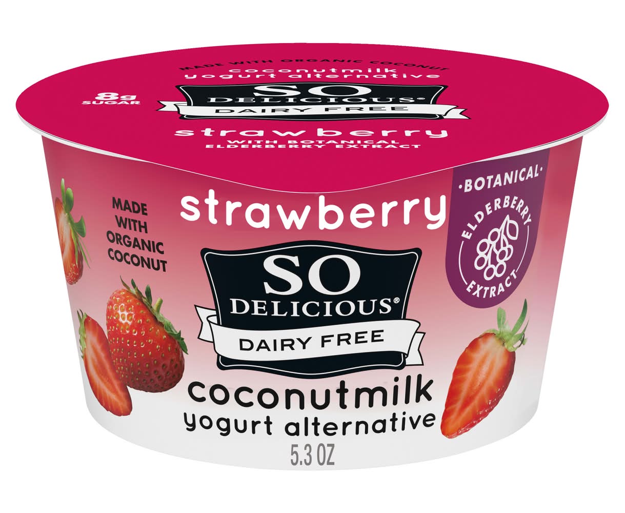 SO Delicious Coconut Milk Yogurt Alternative Strawberry 5.3 oz