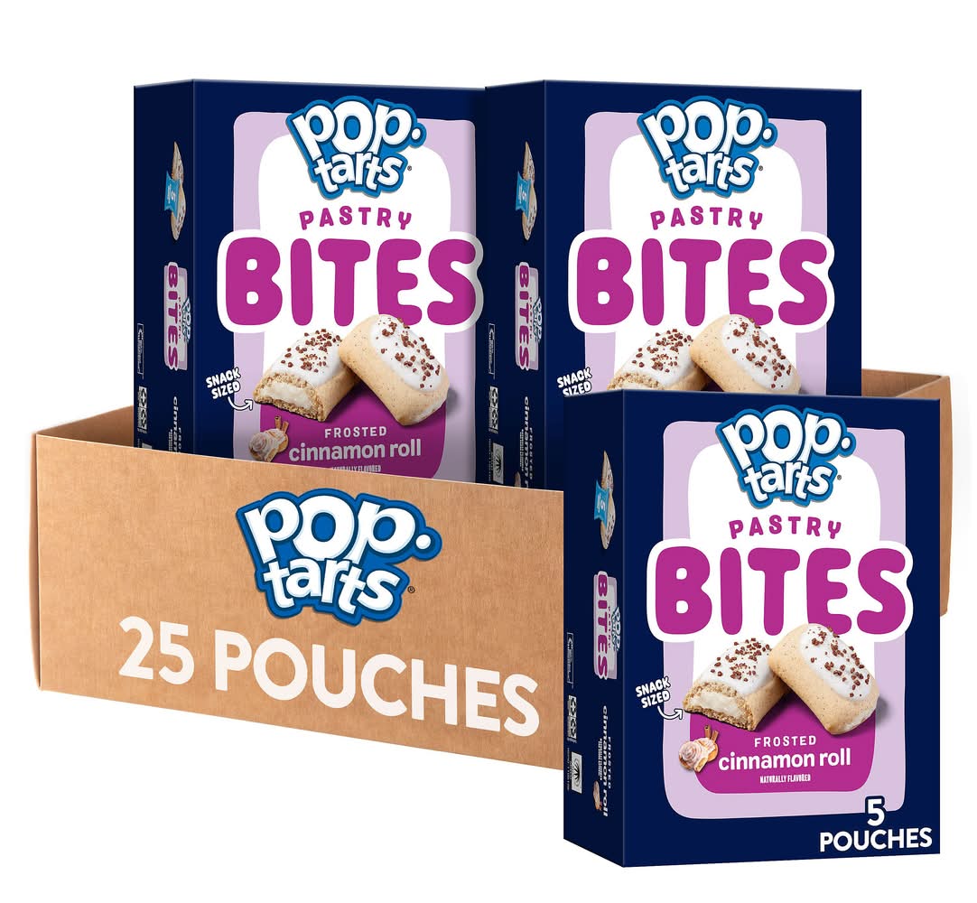 Pop Tarts Pastry Bites Frosted Cinnamon Roll 5-1.4 oz