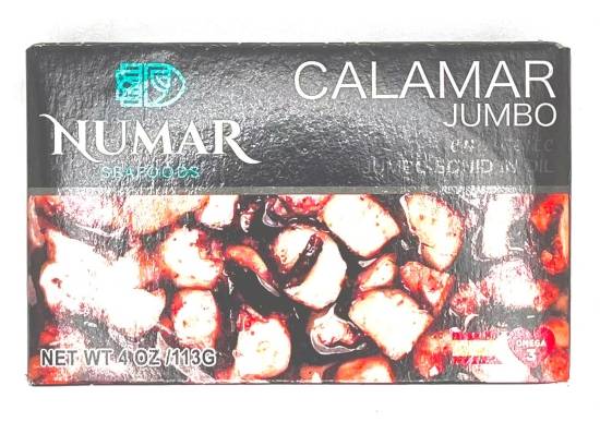 Numar Calamar Jumbo en Tinta 4 oz