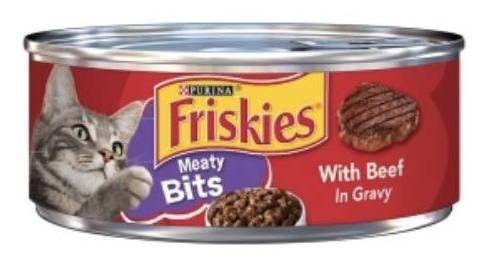 Friskies Meaty Bits With Beef In Gravy  5.5 oz