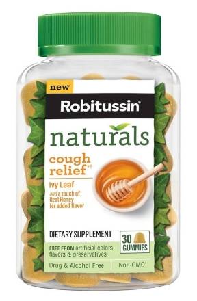 Robitussin Naturals Cough Relief Ivy Leaf and Honey 30 ct
