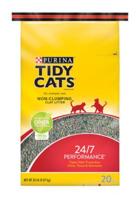 Tidy Cats Non-Clumping 24/7 Performance Clay Litter