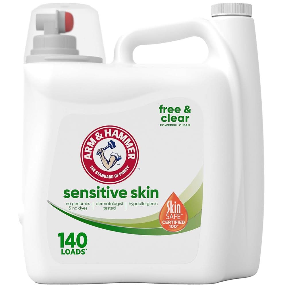 Arm & Hammer Sensitive Skin Laundry Detergent 140 oz