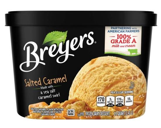 Breyer’s Salted Caramel Ice Cream 1.5 quarts
