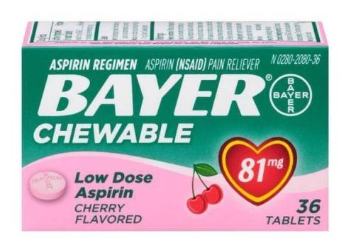 Bayer Chewable 81mg 