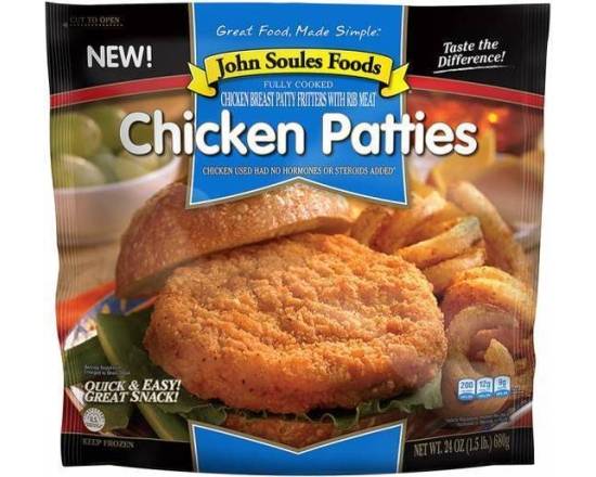 John Soules Chicken Patties 24 oz