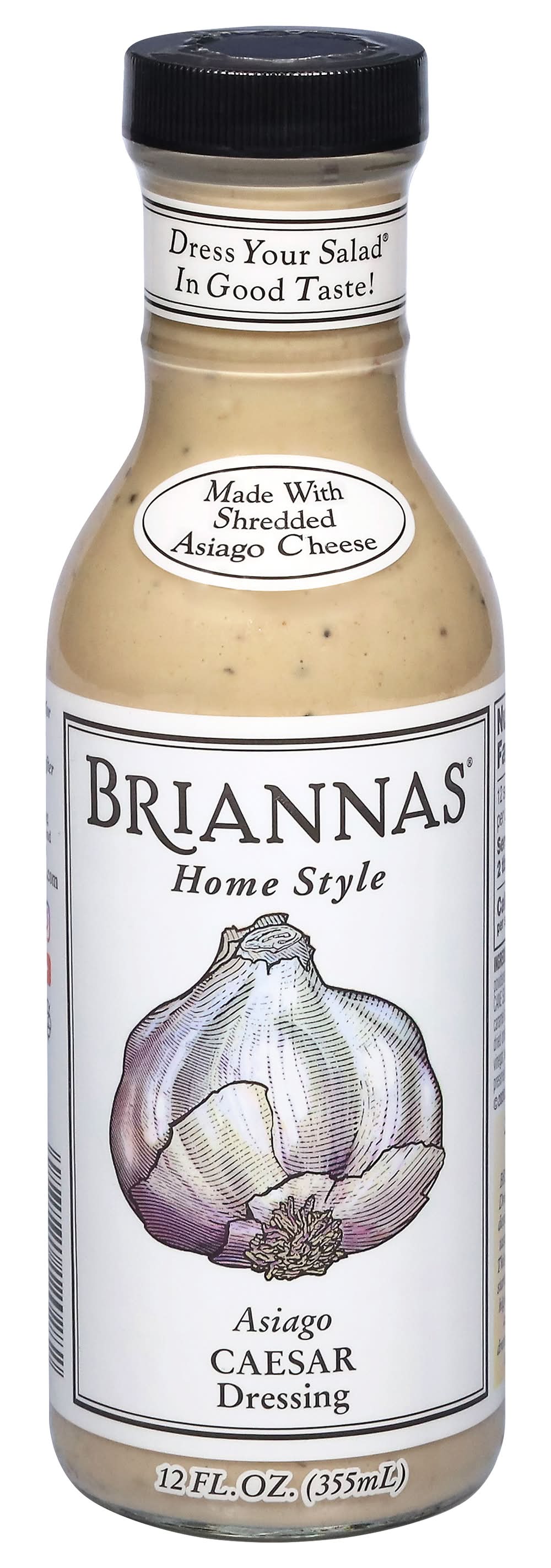 Brianna’s Asiago Caesar Dressing 12 oz