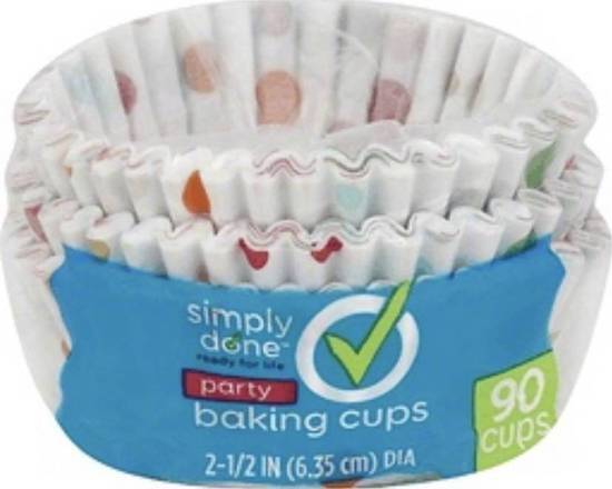 Simply Done 2-1/2 inch Party Paper Baking Cups