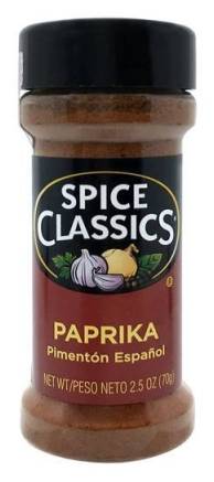 Spice Classics Paprika 2.5 oz