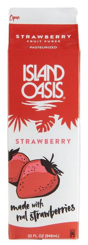 Island Oasis Strawberry Beverage Mix 32 oz