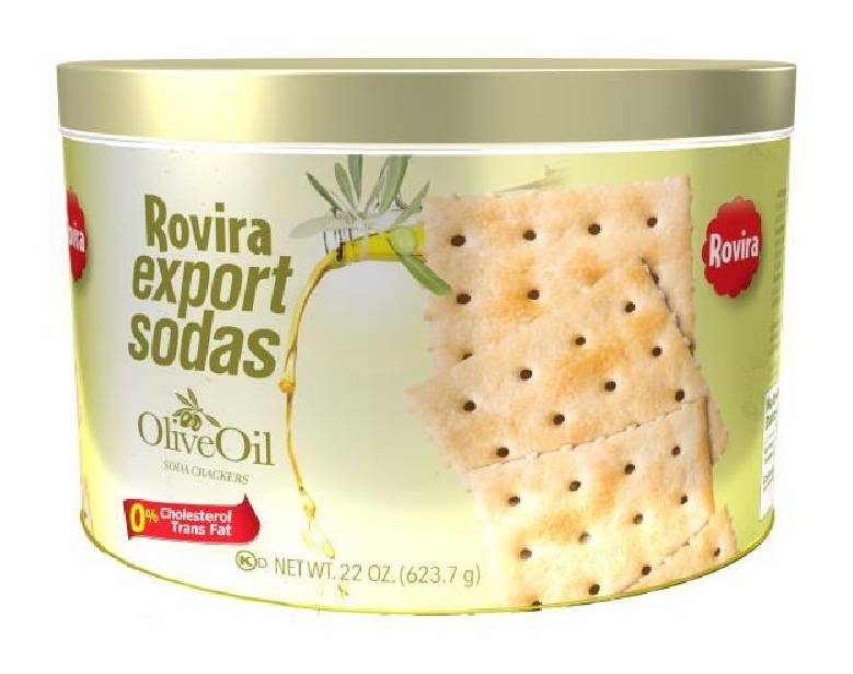 Rovira Export Sodas Olive Oil Crackers 22 oz