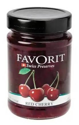 Favorit Red Cherry Fruit Spread 12.3 oz
