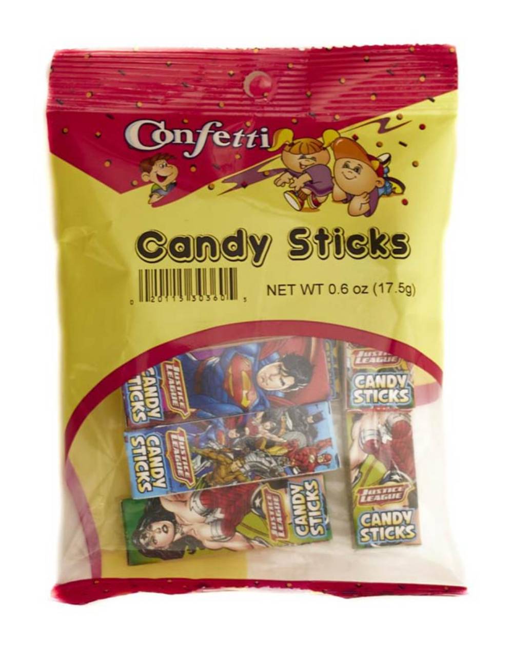 Confetti Candy Sticks 0.6 oz