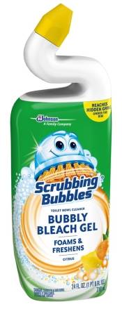 Scrubbing Bubbles Bubbly Bleach Gel Toilet Bowl Cleaner Citrus 24 oz