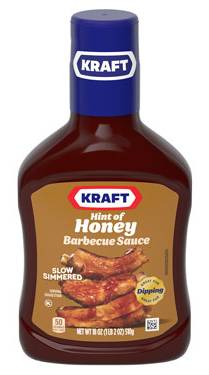 Kraft Hint of Honey BBQ Sauce 18 oz