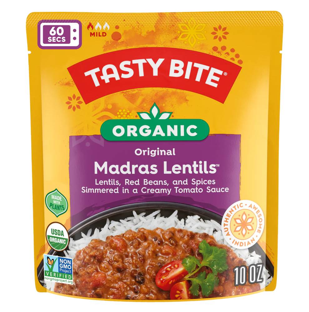 Tasty Bite Organic Original Madras Lentils 10 oz