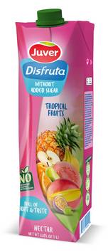 Juver Nectar Frutas Tropicales Sin Azucar 33.8 oz