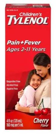 Tylenol Childrens  Pain - Fever Cherry 4 oz