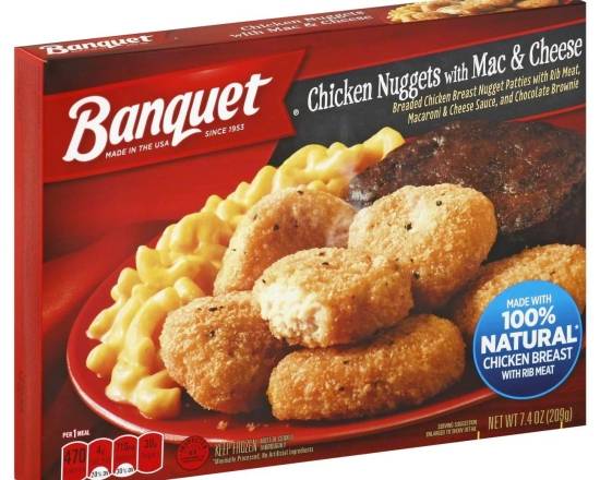 Banquet Chicken Nuggets with Mac & Cheese