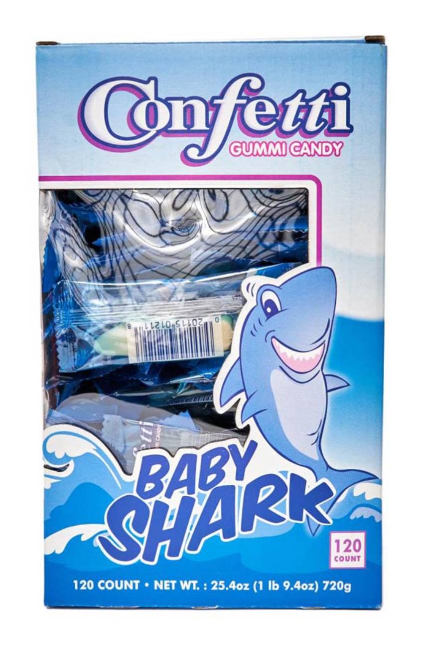 Confetti Baby Shark Gummies 120 ct