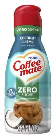 Coffee Mate Zero Sugar Coconut Creme 32 oz