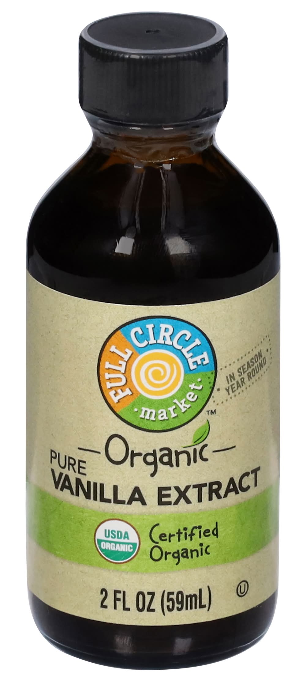 Full Circle Organic Pure Vanilla Extract 2 oz