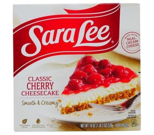 Sara Lee Classic Cherry Cheesecake 19 oz