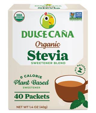 Dulce Caña Organic Stevia 40 ct