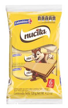 Colombina Nucita Wafers 4.23 oz
