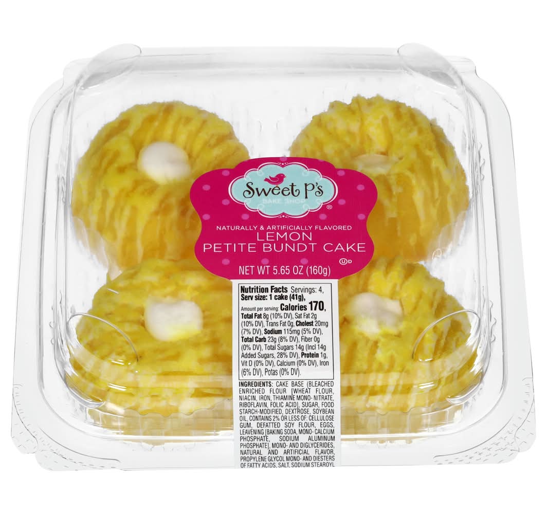 Sweet P's Lemon Petite Bundt Cake 5.65 oz