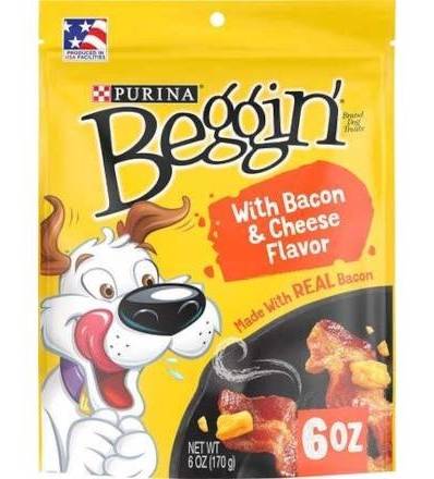 Beggin Strips with Bacon & Cheese Flavor 6 oz