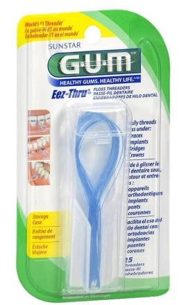 GUM Eez-Thru Floss Threaders 25 ct