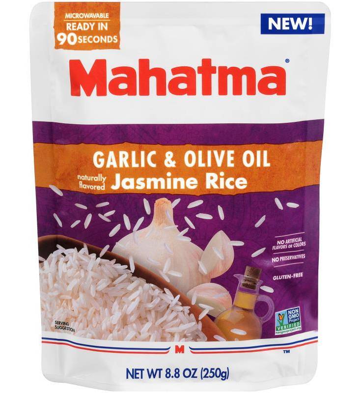 Mahatma Garlic & Olive Oil Jasmine Rice 8.8 oz