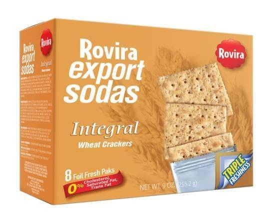 Rovira Export Soda Integral Crackers (Wheat) 9 oz