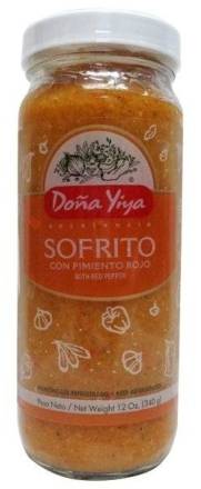Doña Yiya Sofrito Con Pimiento Rojo 12 oz