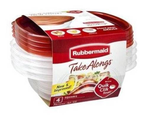 Rubbermaid TakeAlongs Containers and Lids Squares