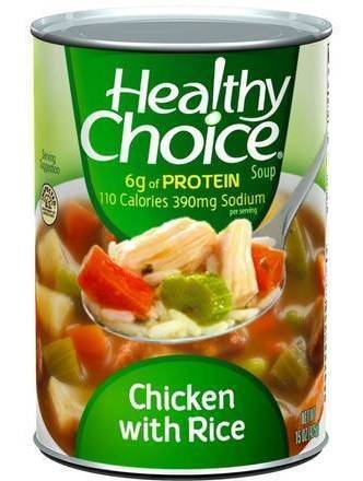 Healthy Choice Chicken with Rice Soup 15 oz