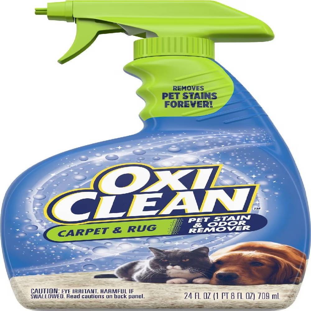 Oxiclean Carpet & Area Rug Dog, Cat & Small Pet Stain & Odor Remover 24 oz