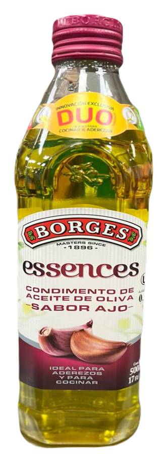 Borges Aceite de Oliva con Sabor de Ajo 17 oz