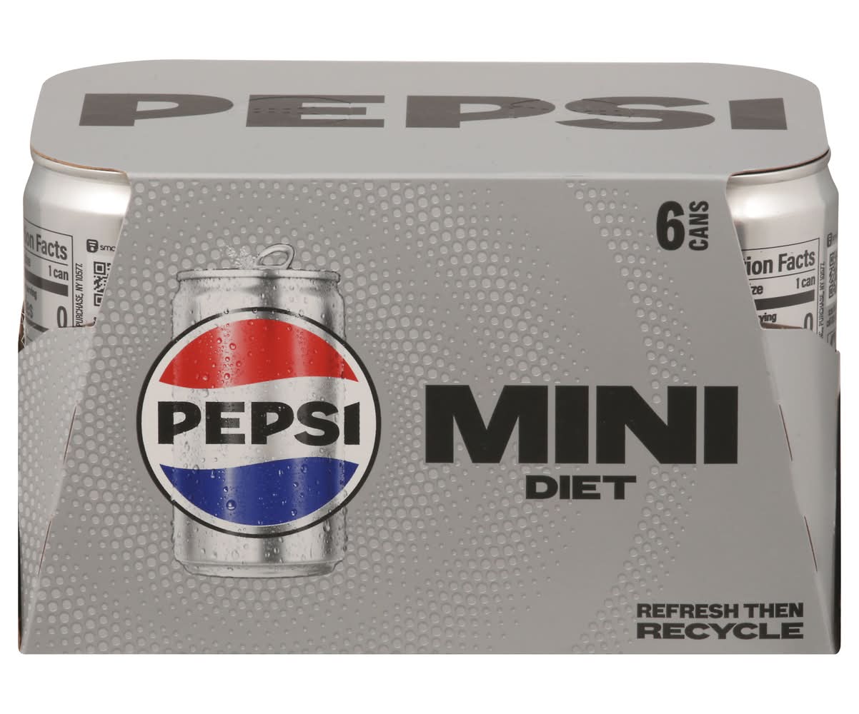 Pepsi Diet Mini 6-7.5 oz
