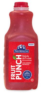 Tres Monjitas Fruit Punch 59 oz