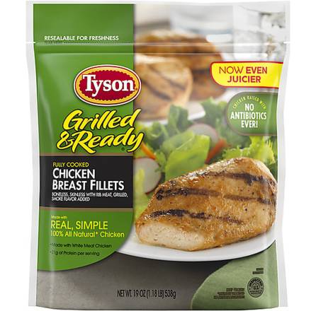 Tyson Grilled Chicken Breast Fillets 19 oz