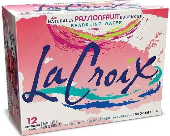 La Croix Sparkling Water Passion Fruit 8-12 oz