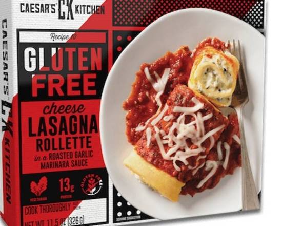Caesar’s Kitchen Cheese Lasagna Rollette