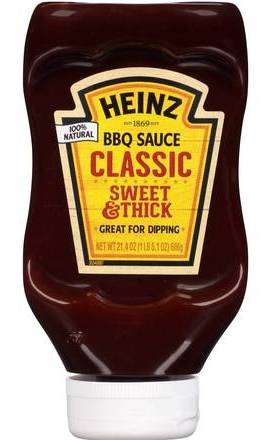 Heinz Original Sweet and Thick BBQ Sauce 19 oz
