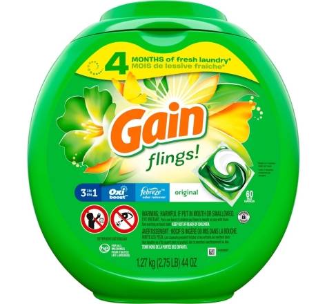 Gain Flings! Original 60 ct