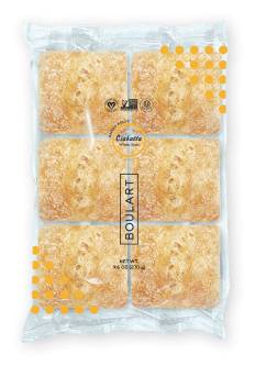 Boulart Whole Grain Ciabatta Dinner Roll 9.54 oz